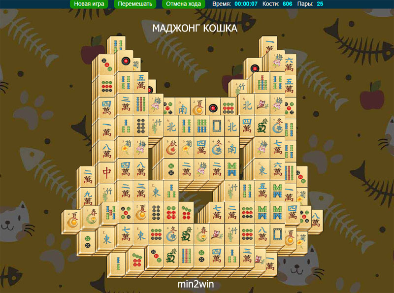 МАДЖОНГ КОШКА