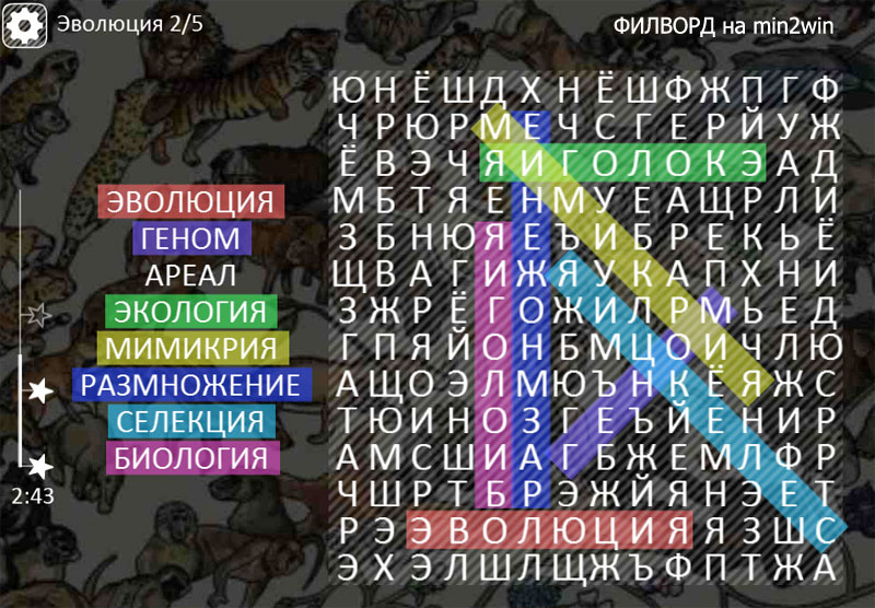 ФИЛВОРД ЭВОЛЮЦИЯ