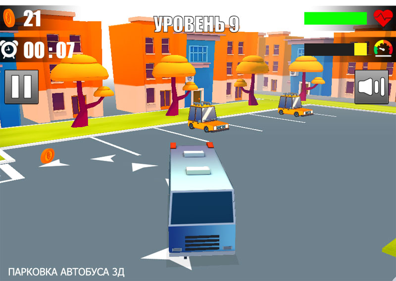 ПАРКОВКА АВТОБУСА 3D