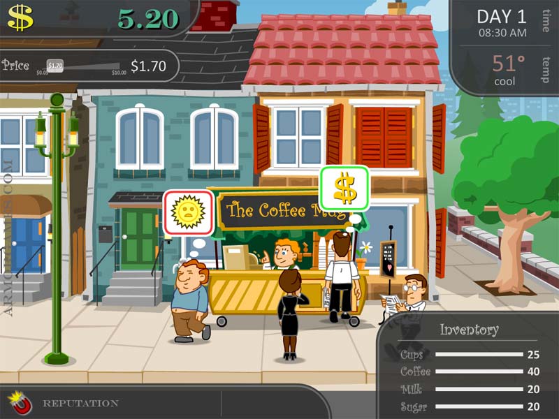 игра кофейня бизнес симулятор кафе играть онлайн